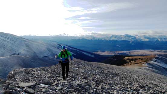 Vern ascending easy terrain