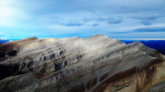 Evangeline Peak which we ascended earlier in this day
