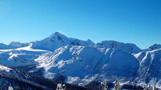 Looking back, this is the majestic Mt. Albreda