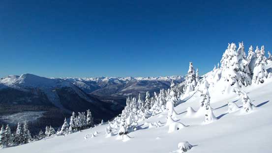 Looking west into the Cariboos