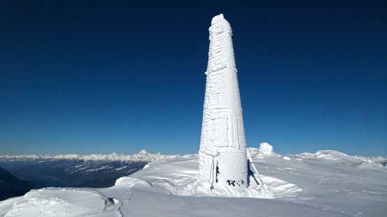 The mythic BC summit green tower!