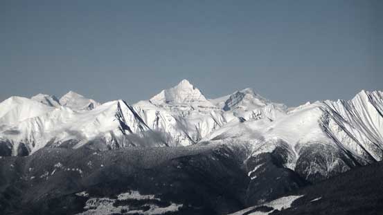 Mt. Longstaff, Whitehorn Mountain and Mt. Phillips