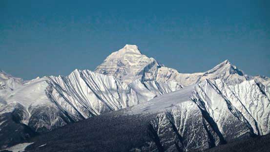 Mt. Robson the king, and Resplendent Mountain