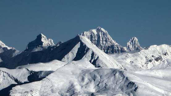 Mt. Geikie, highest peak in the Ramparts