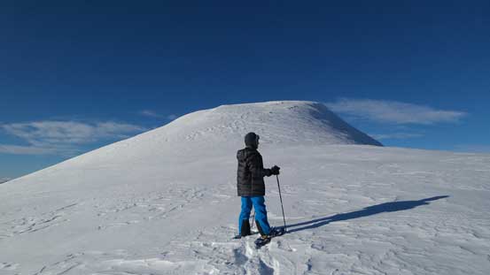 Ben and the true summit of Keystone Peak