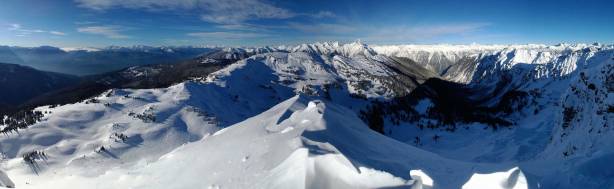 Summit Panorama from Keystone Peak. Click to view large size.