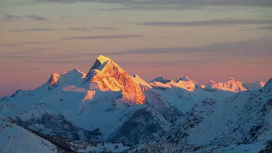 Mt. Moloch is another major summit in the northern Selkirks