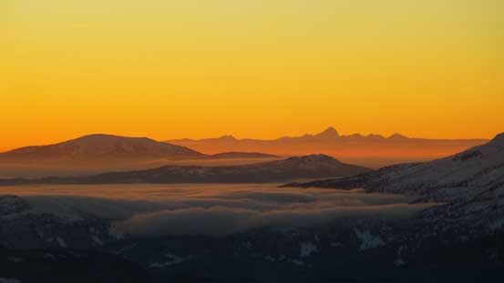 This is even further - Dunn Peak dominates the skyline on the western edge of Monashees