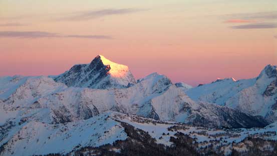 Mt. Holway on evening glow