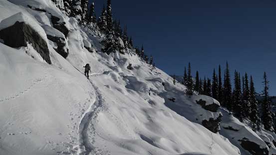 Descending some complex terrain