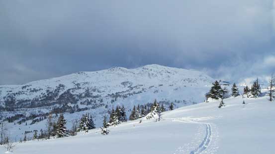 Looking back towards Twin Cairns