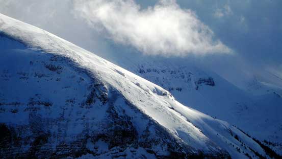 The summit of Fatigue Mountain never showed up on this day