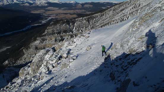 We bypassed it on climber's left