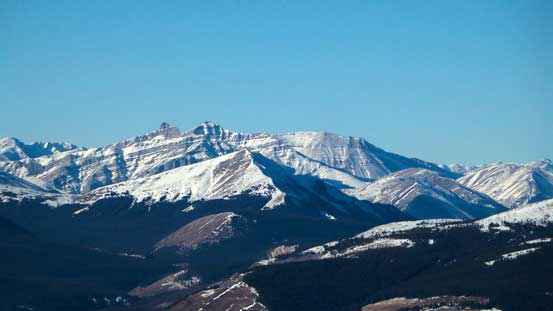 A striking but unnamed peak