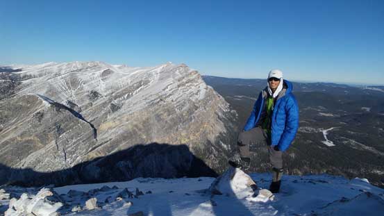 Me on the summit of Maze Peak