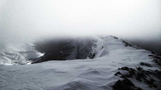 Could barely see the long valley between Lawson and Kent Ridges