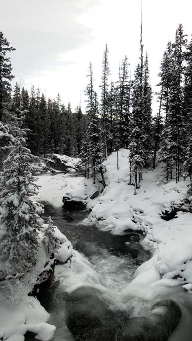 I eventually got my camera working. I had to warm it up inside my jacket...