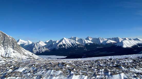Great view of the familiar peaks by Kananaskis Range
