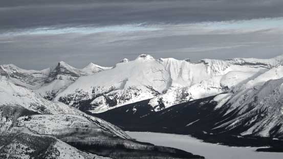 The huge slope of Mt. Sparrowhawk