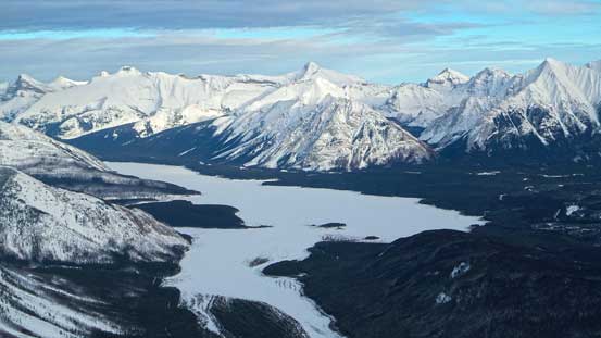 A view of Spray Lake