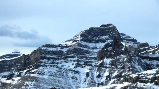 The huge bulk of Mt. Costigan