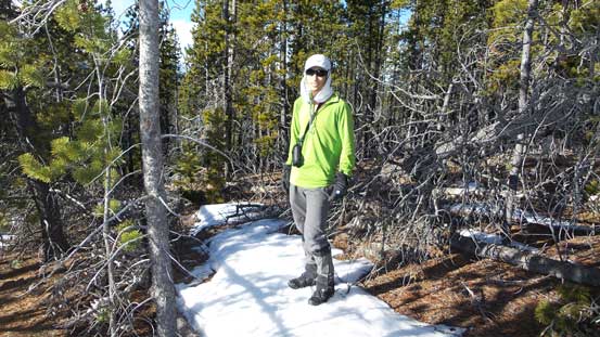 Me on the summit. You really can't see much from here...