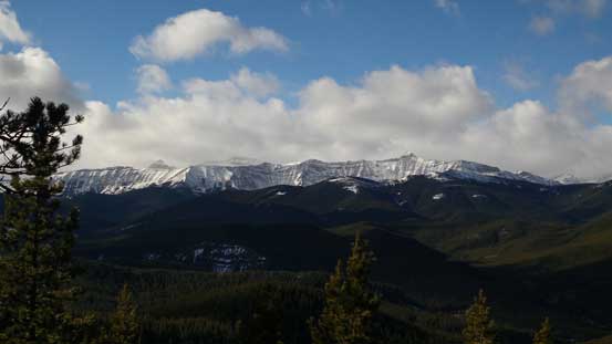 Good view of the front ranges.