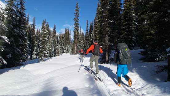 Dana and Sean's group caught us up from behind