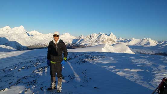 Me on the summit of the south peak.