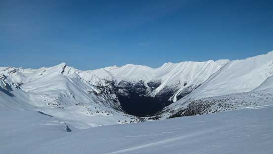 These peaks further north are probably rarely seen..