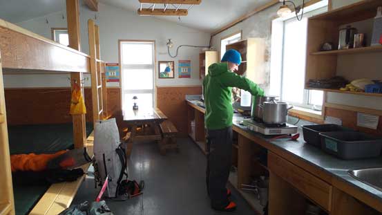 The nice and cozy hut.