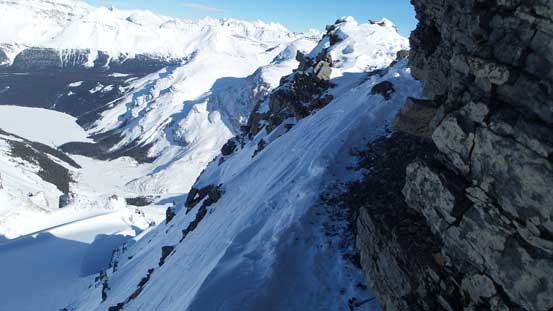 The key traversing ledge