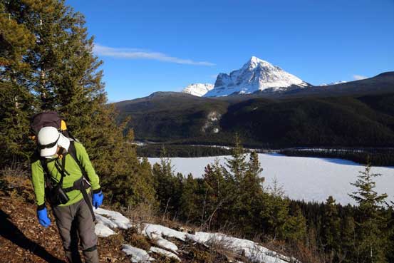 Me on the lookout. Photo by Ben