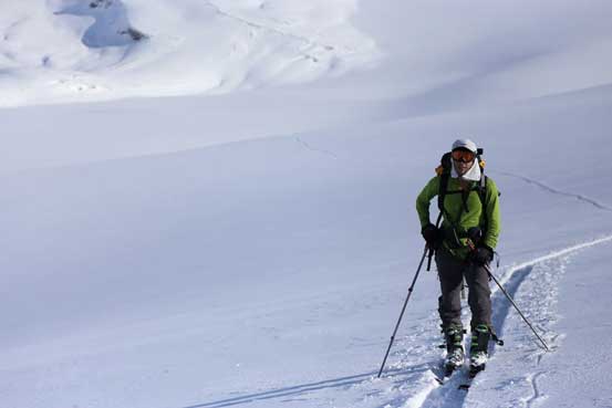 Me on the Wapta again. Photo by Ben