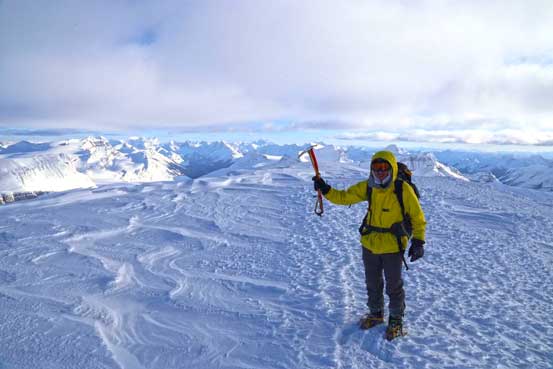 Me on the summit of Mt. Baker. Photo by Ben