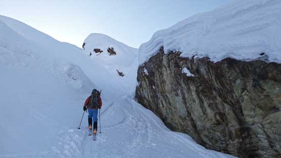 Ben skinning through a micro terrain feature