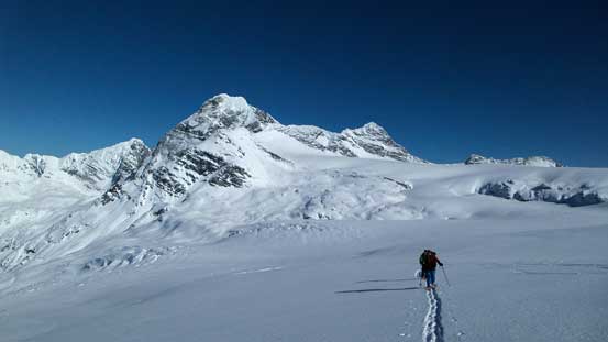 Ben and Vern with Mt. Sir Donald behind