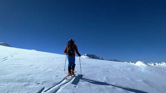 Ben almost on the south ridge now