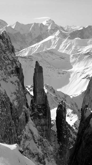 Looking through a deep gap. Anyone volunteers on that tower?!