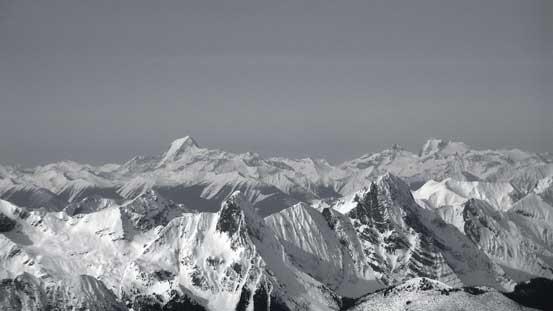 Mt. Sir Sandford and Adament Mountain