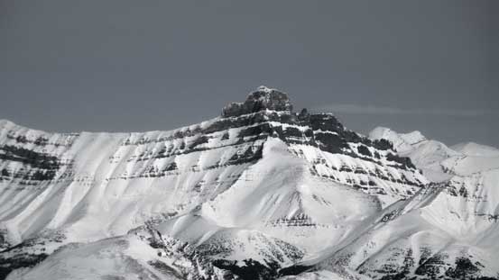 Mt. Hector is probably the most popular 11,000er in winter