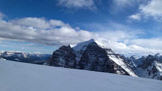 The mighty Mt. Temple from Haddo/Aberdeen col
