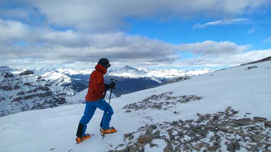 Ben ascending Haddo Peak
