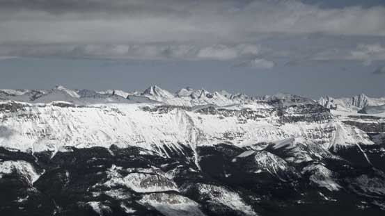 Protection Mountain with some front-range peaks poking behind