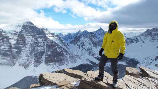 Me on the summit of Haddo Peak