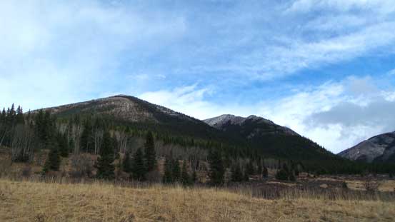 Arriving at the opening area. Our objective on left