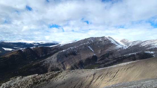 Looking northwards towards Rum Ridge Peak, another one we did a few months ago