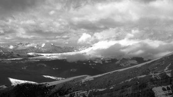 More low clouds scenery 