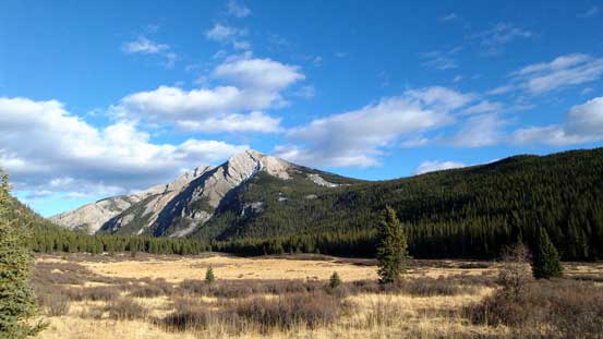 Looking towards Maze Peak. Weather had already cleared up