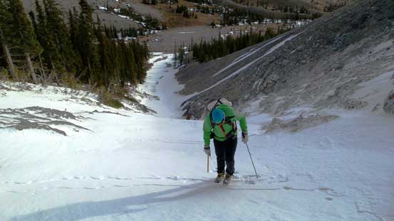 Nice to squeeze in some fun snow climbing into objectives like this.